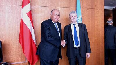 وزير الخارجية يلتقي مع رئيس الجمعية العامة للأمم المتحدة